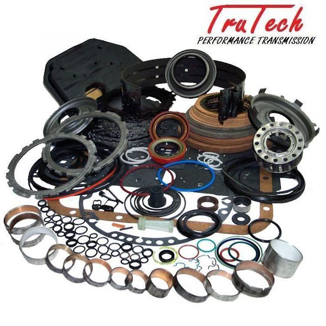 This is TruTech's level 1 overhaul kit for applications stock to 400 horsepower. Contains 7 friction Extreme duty Raybestos GPZ105 3-4 clutch and full thickness steels.