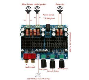2.1 channel amplifier