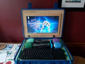 DIY Karaoke Machine Powered On