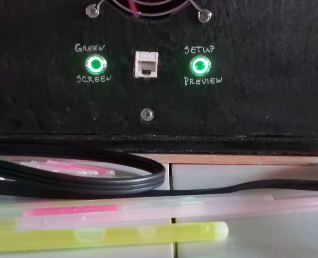 Photo Booth Selection Buttons Depressed