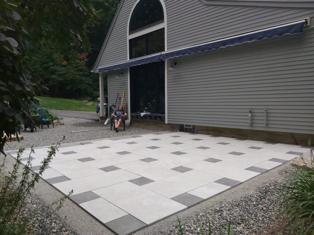 Paradise Patio nearly 50% complete