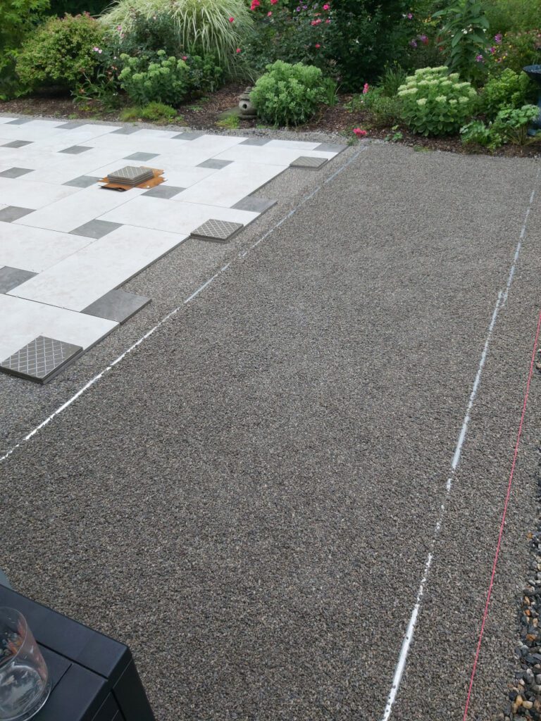 Paradise Patio final leveling layer