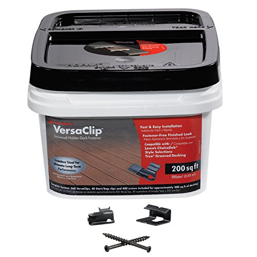 VersaClip Hidden Fastener 200 sq-ft Deck Kit