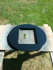 painted barrelcade top