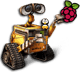 walle holding a raspberry